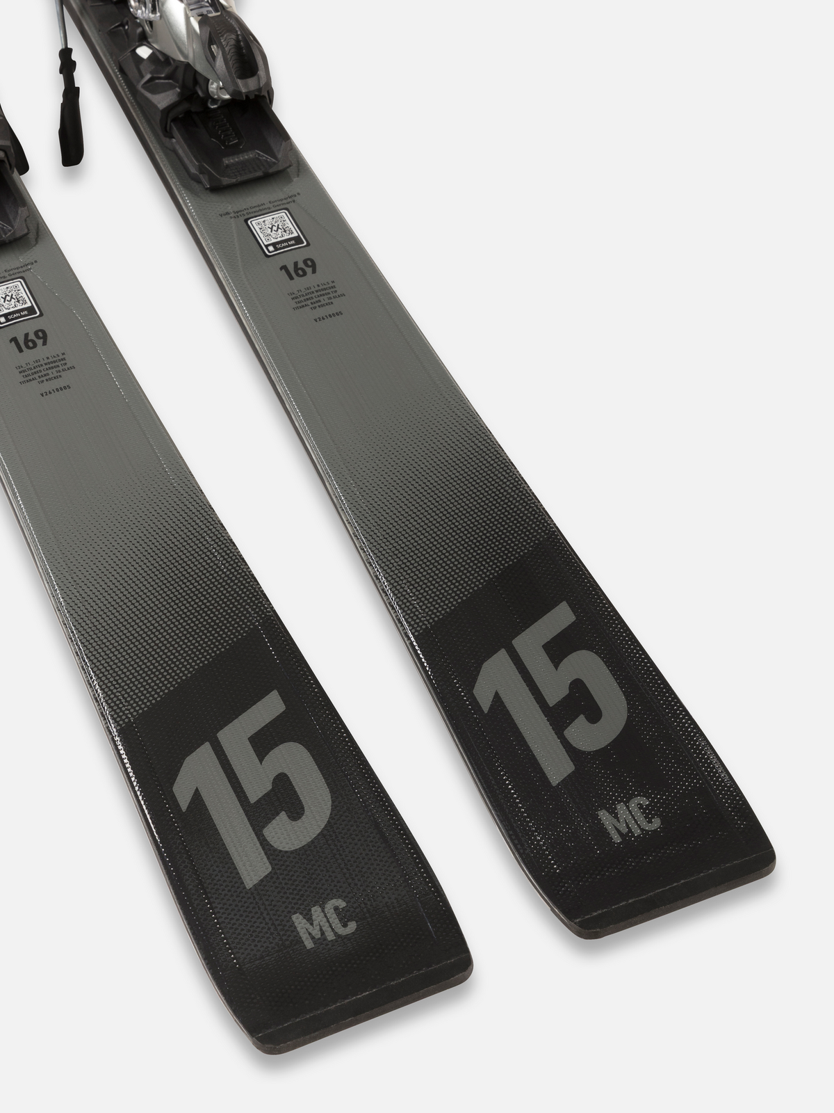 Völkl Racetiger MC black Ski Skiende Nahaufnahme