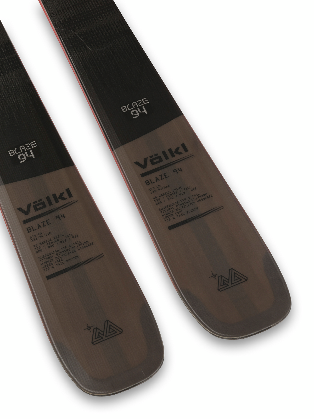 Völkl Blaze 94 black Ski Skiende Nahaufnahme
