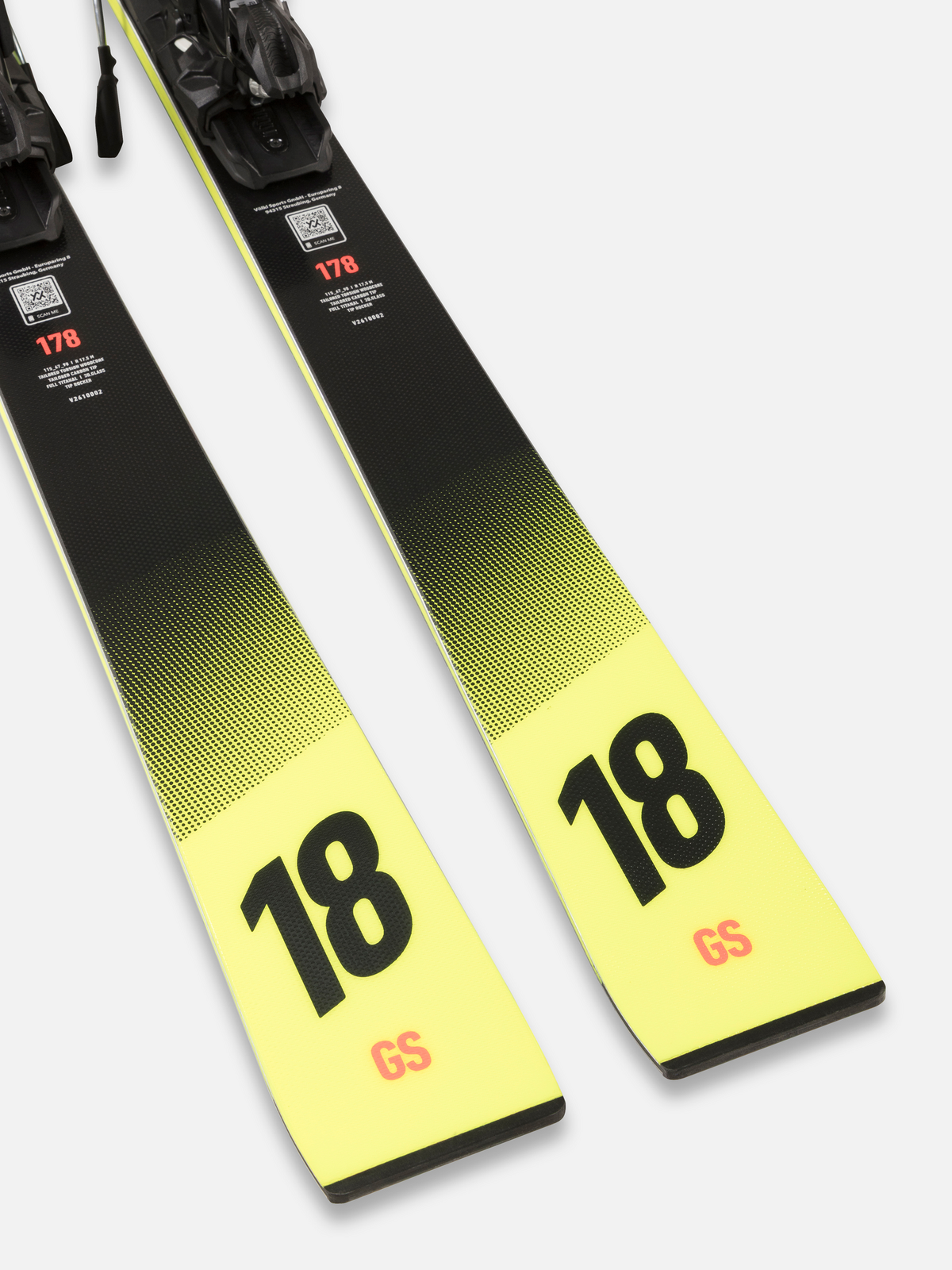 Völkl Racetiger GS Ski Skiende Nahaufnahme