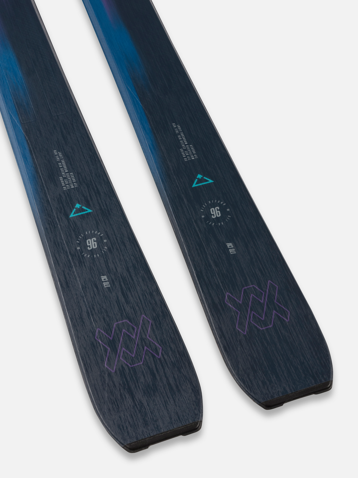 Völkl Rise Beyond 96 Ski Skiende Nahaufnahme